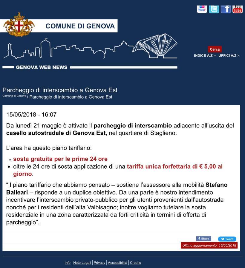Appartement A Casa Mia Genua